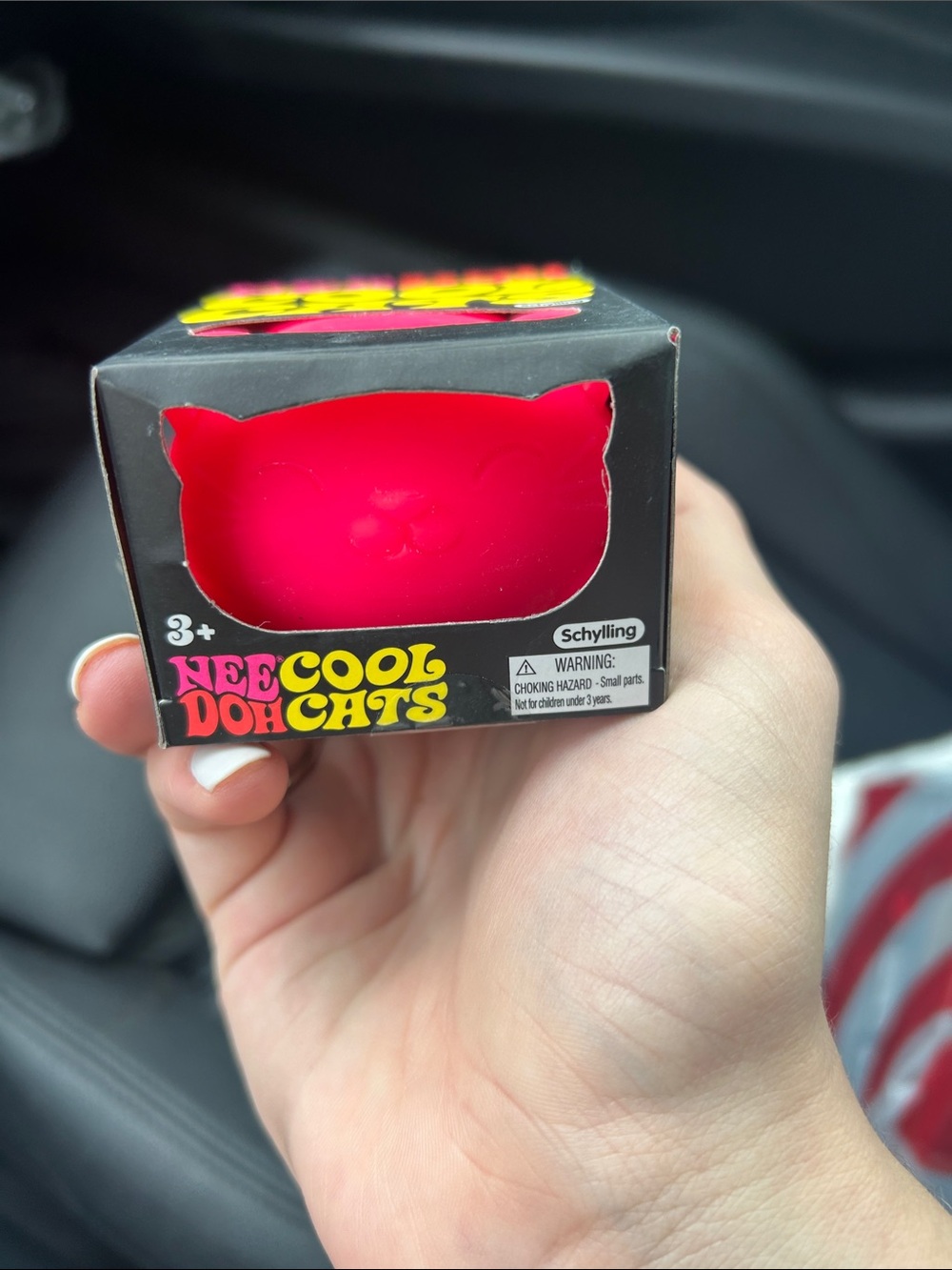 NeeDoh Cool Cats Pink Stress Toy